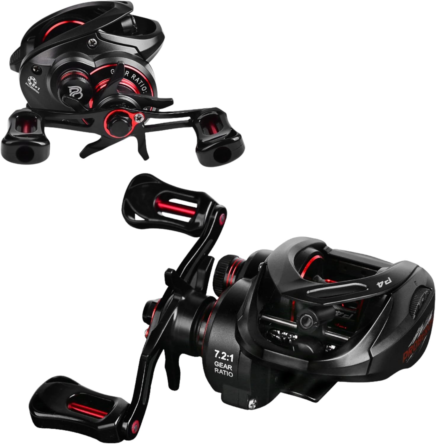 ベイトリール 右ハンドル 左ハンドル フィッシング リール 両軸リール エクストラハイギア（XG） 7.2：1 ドラグ力8KG ベイトキャスティングリール 軽量 釣り 釣り具 釣り用品 [並行輸入品]