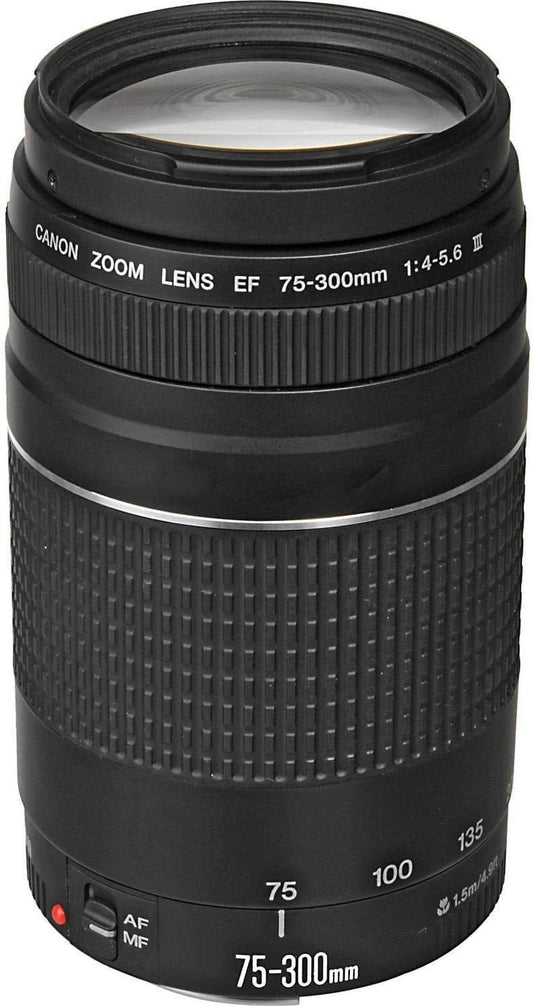Canon EF 75 – 300 mm f / 4 – 5.6 III USM望遠ズームレンズfor Canon SLR Cameras (認定Refurbished )