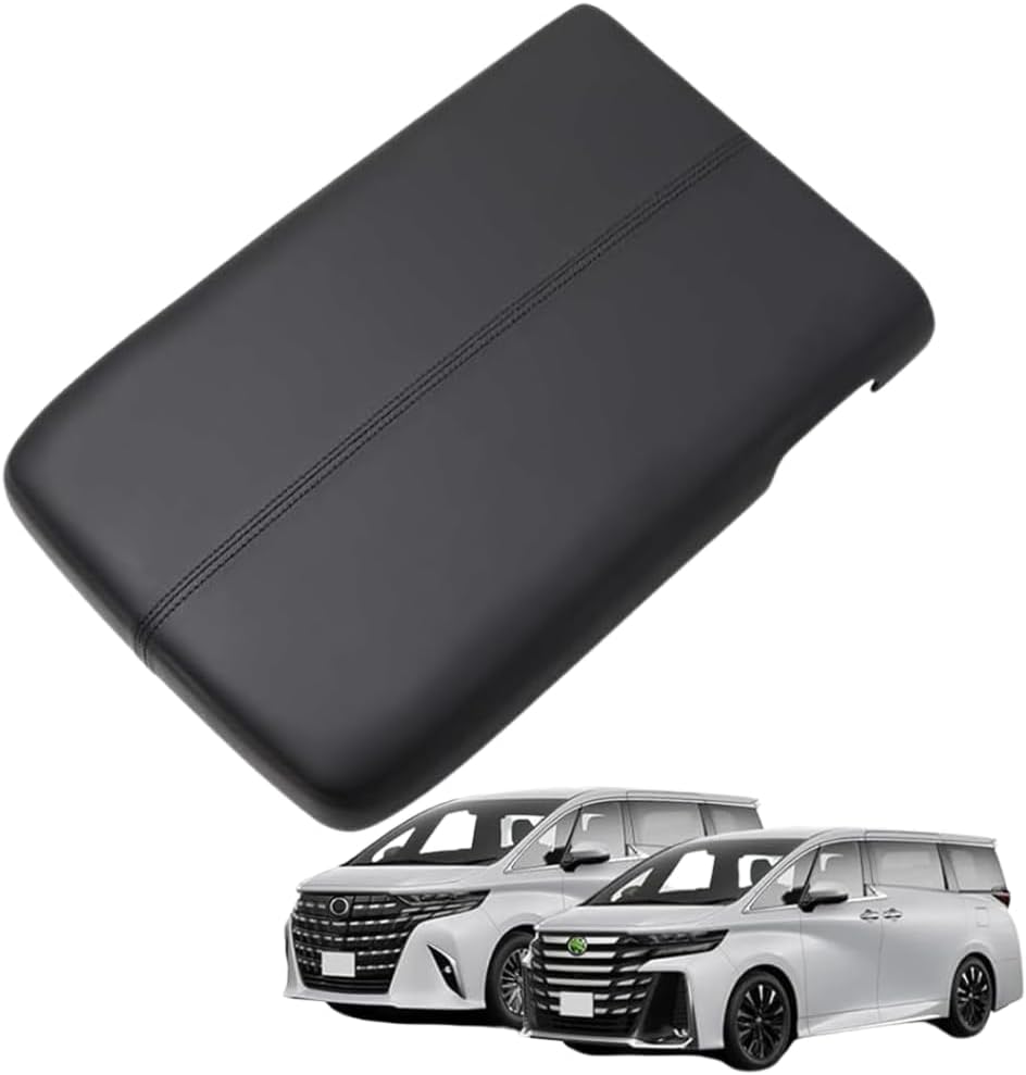 Alphard 40 Series/Vellfire 40 Series Armrest Cover, Full Cover, High Quality PU Leather, Waterproof, Water Repellent, Double Stitched, Interior, Custom Parts, June 2023-Current Compatible