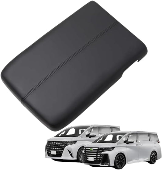 Alphard 40 Series/Vellfire 40 Series Armrest Cover, Full Cover, High Quality PU Leather, Waterproof, Water Repellent, Double Stitched, Interior, Custom Parts, June 2023-Current Compatible