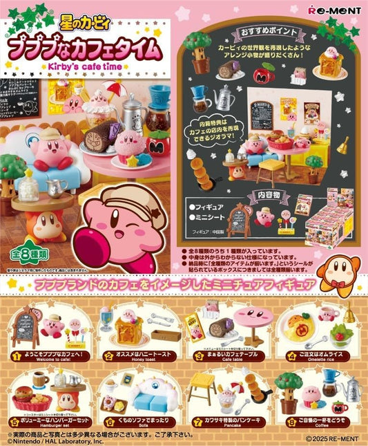 Reement Kirby Star Kirby Pupupu Pupu Cafe Time 1 Box Approx. H 4.7 x W 5.7 x D 8.1 inches (120 x 145 x 205 mm) ATBC-PVC, ABS