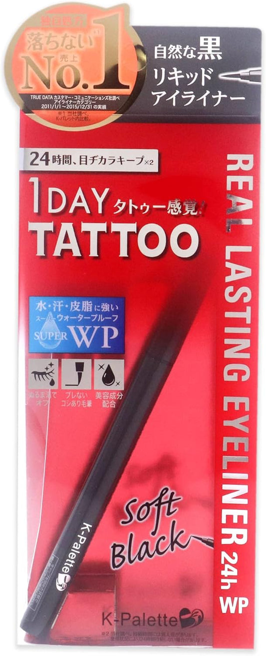 K-Palette Real Lasting Eyeliner 24hWP SFB Soft Black