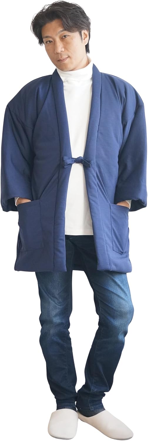 Slub Knit Cotton Filled Hanten M/L/LL