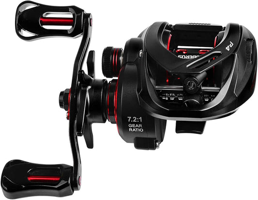 初心者最適 ベイトリール 左巻き 右巻き フィッシング 両軸リール エクストラハイギア（XG） 7.2：1 ドラグ力8KG ベイトキャスティング 軽量 釣り具 釣り用品