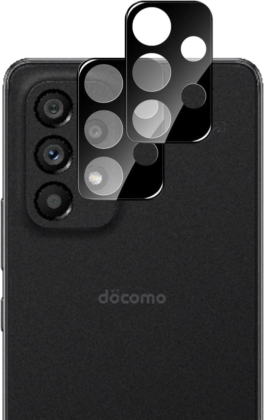 Wigsii Compatible Galaxy A53 5G Camera Film [2 Sheets] Made of AGC Japan Asahi Glass Material, Galaxy A53 SCG15 / SC-53C Camera Protective Film, Ultra Thin, 9H Hardness, Shockproof, Scratch Resistant,