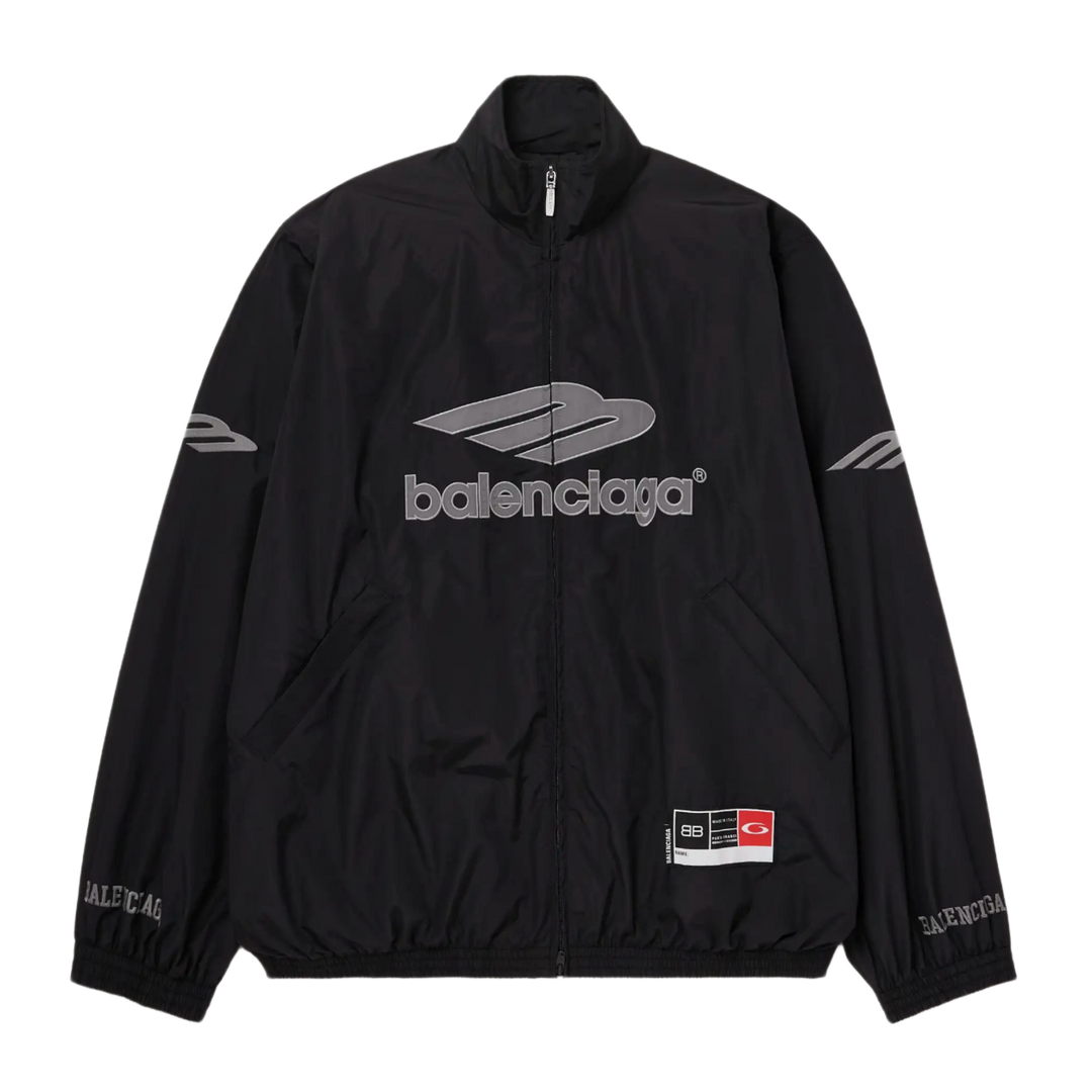 BALENCIAGA '3B FOOTBALL' BLACK TRACKSUIT JACKET