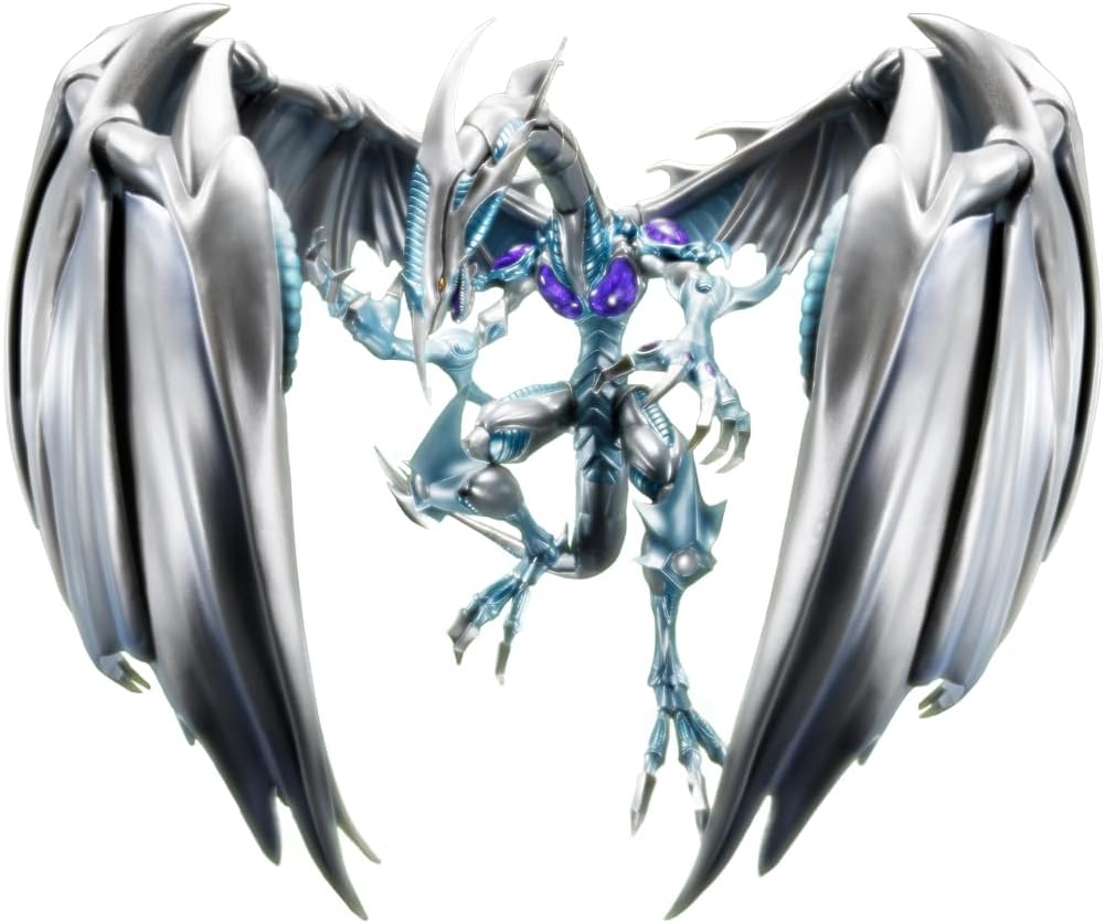 TAMASHII NATIONS S.H. Monster Arts Yu-Gi-Oh! 5D's Stardust Dragon, Approx. 20.9 inches (530 mm), PVC & ABS Pre-painted Action Figure
