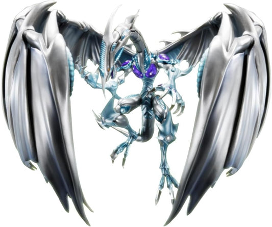 TAMASHII NATIONS S.H. Monster Arts Yu-Gi-Oh! 5D's Stardust Dragon, Approx. 20.9 inches (530 mm), PVC & ABS Pre-painted Action Figure