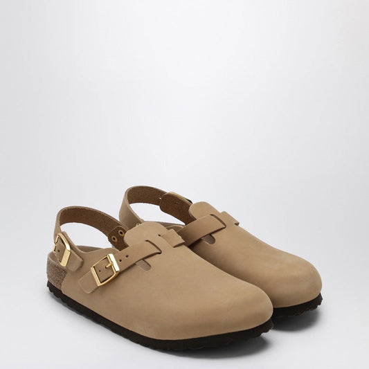 Birkenstock ビルケンシュトックサンドカラースエード東京スリッパ - Image 1