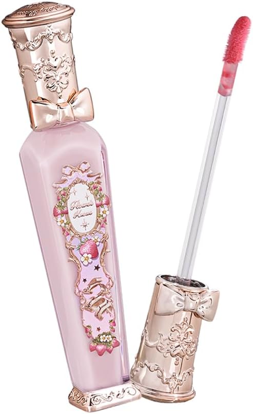 Flower knows (G01 Strawberry Macaron) Strawberry Rococo Series Glow Lip Gloss