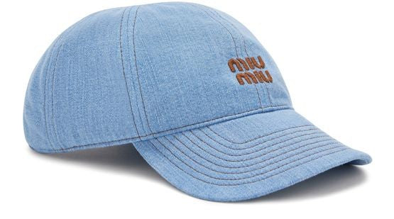 MIU MIU Cap with logo and drawstring - Image 1