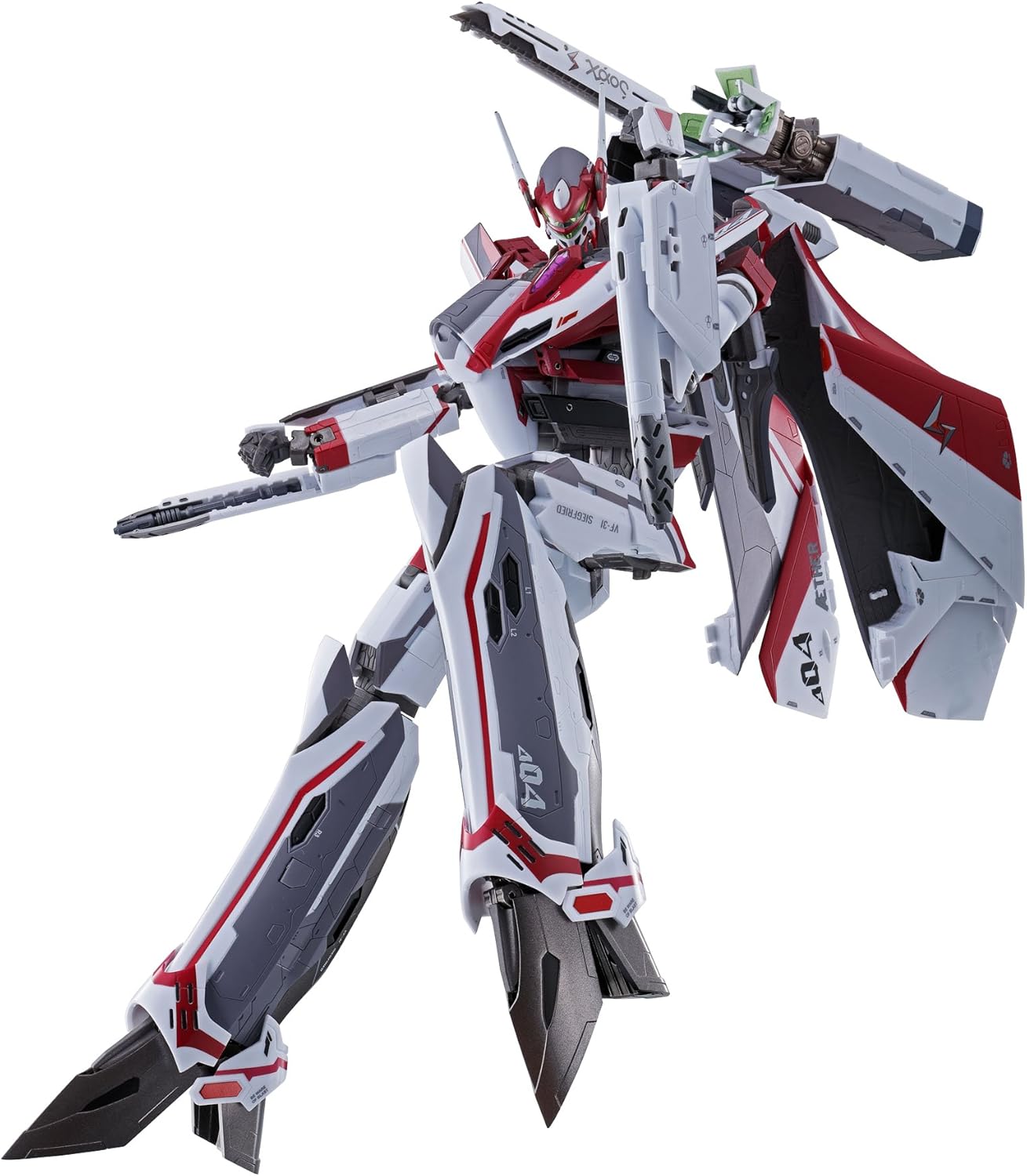 DX Chogokin Macross Delta VF-31C Siegfried (Mirage Farina Jenius's Unit) Approx. 10.2 in. (260 mm) Diecast, ABS, & PVC Painted Poseable Figure