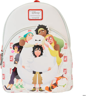 Loungefly Disney Big Hero 6 Baymax Gang 10th Birthday Mini Backpack