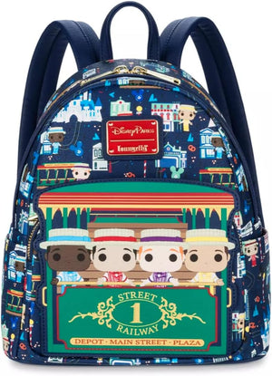 Disney Parks Loungefly Dapper Dans Mini Mochila Main Street U.S.A.