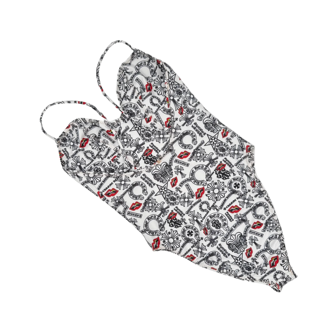 CHROME HEARTS MATTY BOY 'CHOMPER' ONE PIECE SWIMSUIT