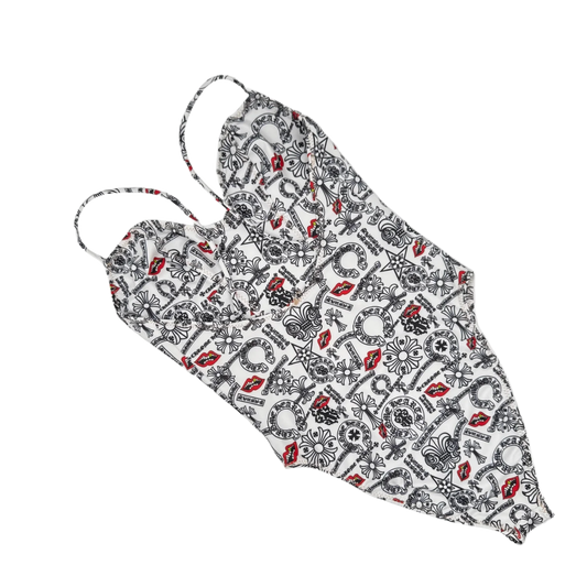 CHROME HEARTS MATTY BOY 'CHOMPER' ONE PIECE SWIMSUIT