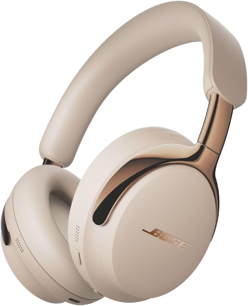 Bose QuietComfort Ultra Headphones LE (2nd Gen), Spatial Audio, Fully Wireless, Over-Ear Headphones, Noise Cancelling, Bluetooth Connection, Built-in Microphone, Up to 30 Hours Playtime, Fast Charging