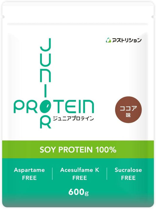 Astriccion Soy Junior Protein No Artificial Sweeteners Cocoa Flavor (50 Servings) 600g for Kids