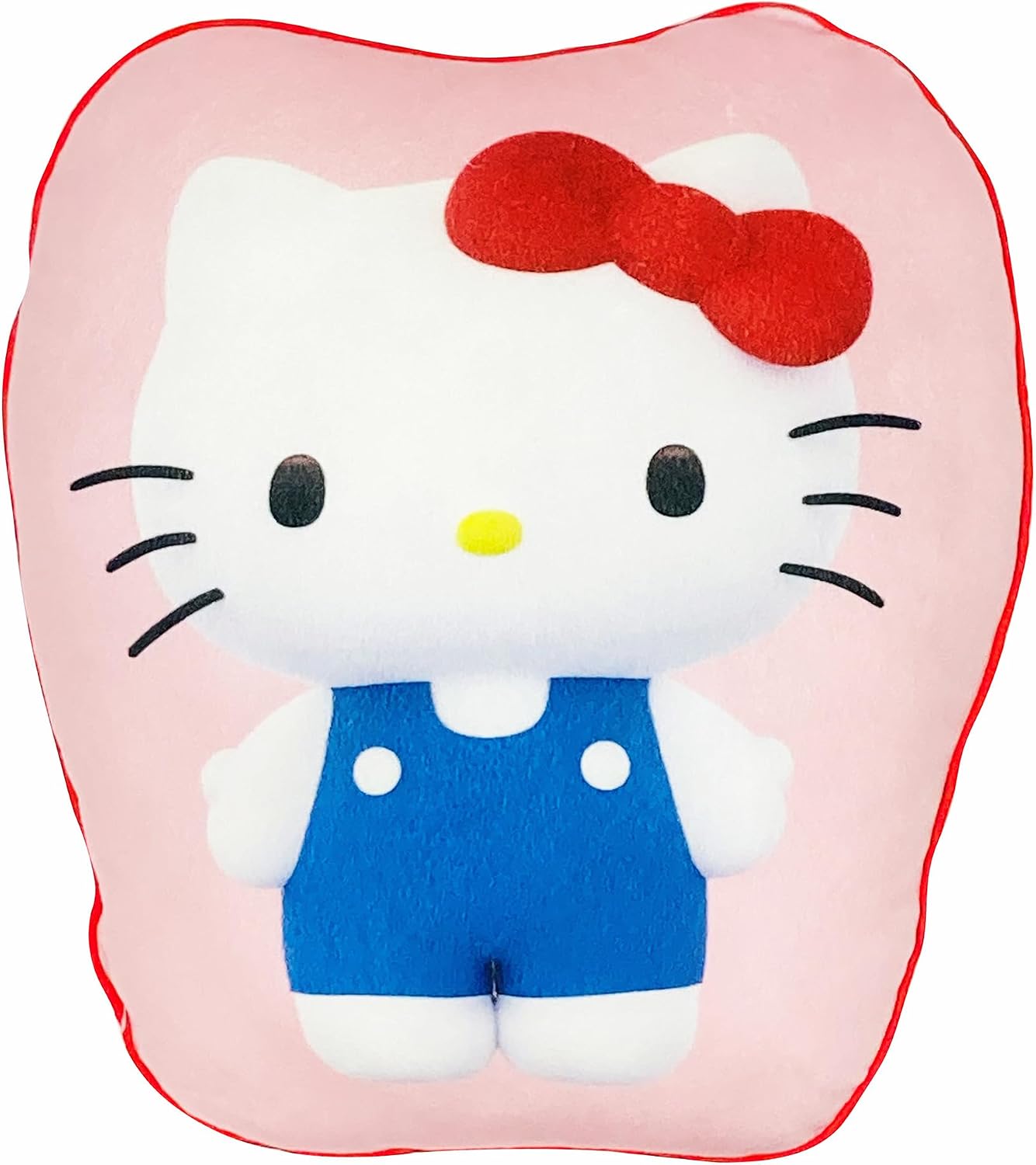 MORIPiLO Sanrio Characters Hello Kitty (Die-Cut Cushion) Skin-Friendly Micro Fabric Plush Toy Nap Pillow 11.8 x 15.7 x 3.9 inches (30 x 40 x 10 cm) Pink Pillow by Morishita