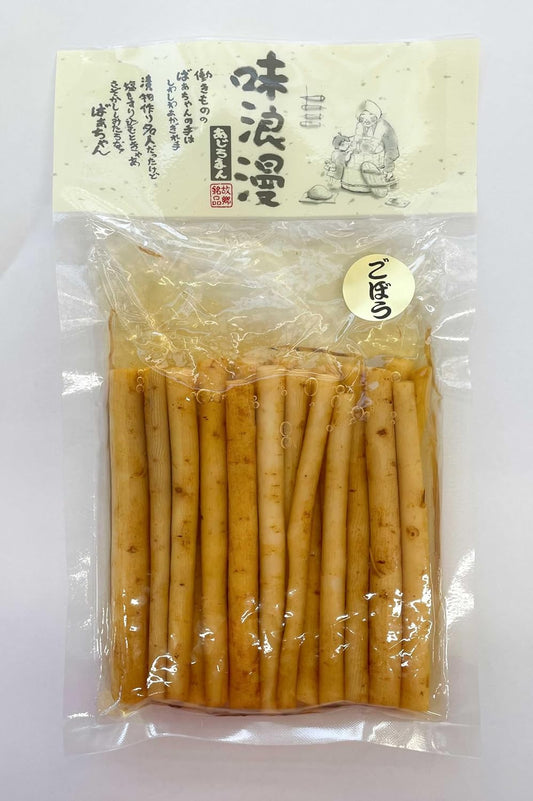 Obanya Gobo Aji Romantic Ridobo Katsuo 4.6 oz (130 g), Pickled Pickles, Takino, Made in Japan