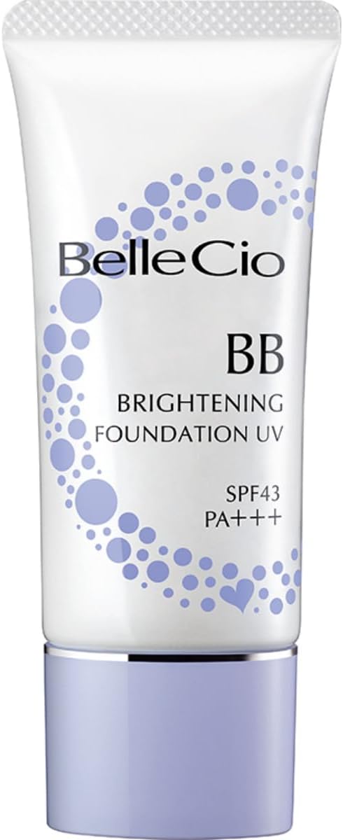 Bercio Medicated Brightening BB Foundation UV 1.4 oz (40 g), Natural SPF 43 PA+++, Quasi Drug, Made in Japan, Kagayaku Cosmetics, Official
