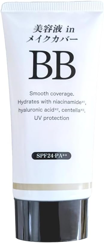 STAY FREE BB Cream, Beauty Serum in Makeup Cover, BB Cream, 1.8 oz (50 g), SPF24, PA++, UV Protection, Foundation Cream, Beauty Serum