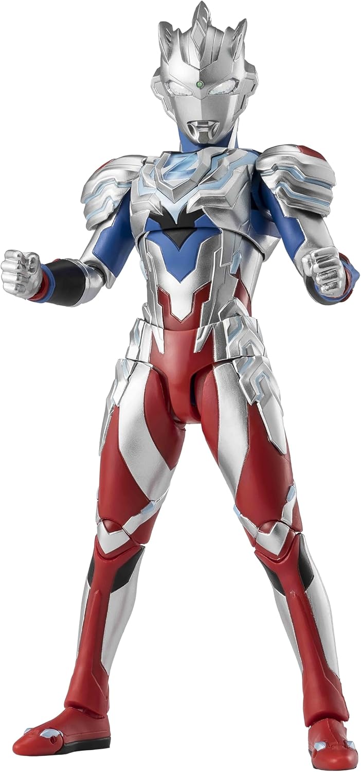 TAMASHII NATIONS S.H. Figuarts Ultraman Z Ultraman Zett Alpha Edge (Ultraman New Generation Stars Ver.), Approx. 5.9 inches (150 mm), PVC & ABS Pre-painted Action Figure