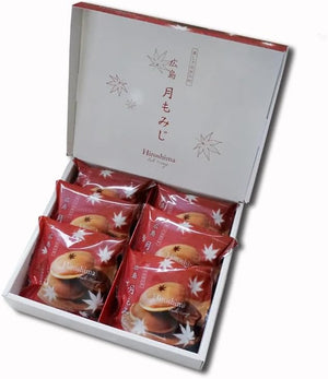 Hiroshima Tsuki Momiji Hiroshima Famous Confectionery Hiroshima Specialty Souvenir (Set of 6)