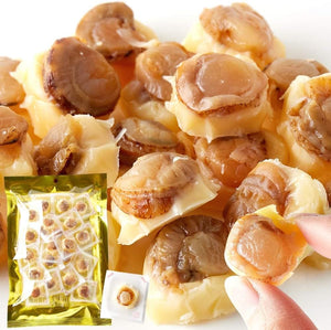 Natural Living Scallop & Cheese, 4.2 oz (120 g), Uses Hokkaido Scallops, Snacks, Delicacy, Alcohol, Individually Wrapped, Room Temperature, Souvenir