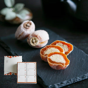 【Japan Gift Grand Prize Winner】 Year-end gift New Year's gift Ryoheidou Kurifukukaki (6 pieces) dried persimmon chestnut kinton Ichida persimmon premium Japanese sweets gift Gifu souvenir dried