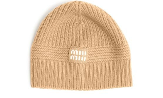 MIU MIU Cashmere and wool beanie - Image 1