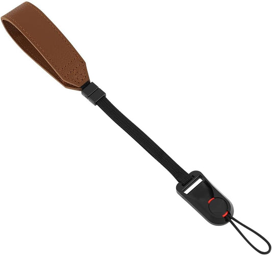 [LUNBER-ARMOR] For Nikon ZR Z5II Z30 zfc coolpix p1100 ストラップ Z50 zf Z5 Z7II Z8 ハンドストラップ 落下防止 片手巻き 手首 一眼レフ リストストラップ 取り外し簡単 ニコン 一眼レフカメラ(ブラウンB)