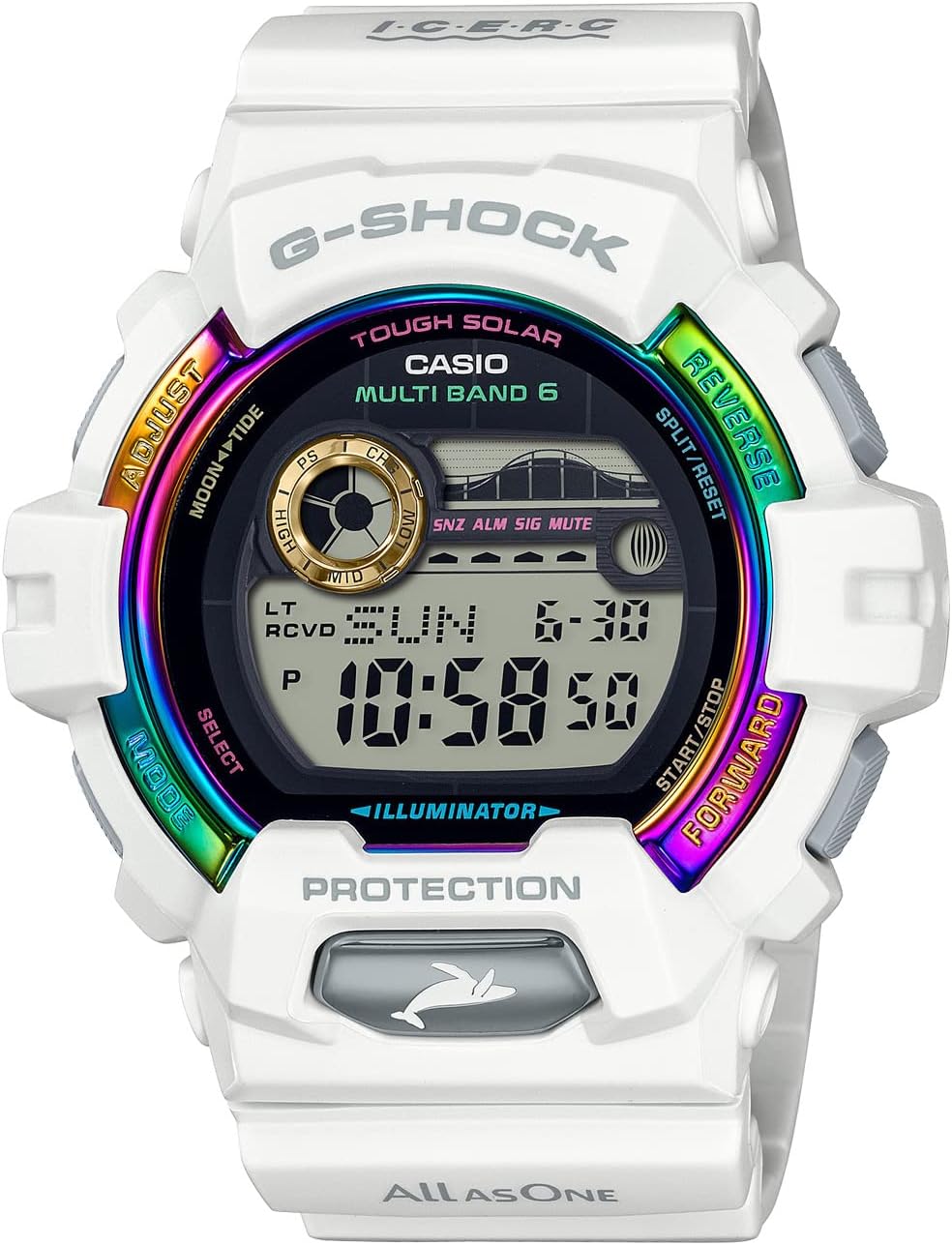 Casio GWX-8904K-7JR GWX-8904K-7JR Men's Watch, Radio Solar, Love Sea and The Earth, Collaboration Model, white