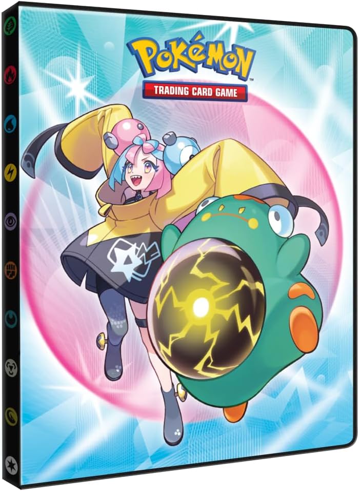 Ultra PRO - Scarlet & Purple [SV9] 9 Pocket Portfolio for Pokemon | Pokemon Trading Card & Album Portfolio Protects Up to 126 Single Load Cards or 252 Cards