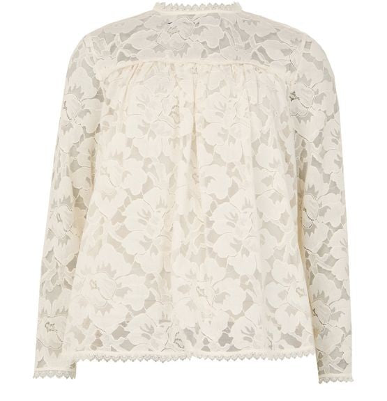 ZIMMERMANN Illuminate lace gathered top - Image 1