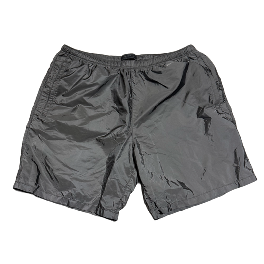 PRADA 'GREY' SWIM SHORTS