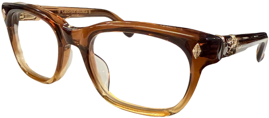 CHROME HEARTS 'DOOABLE' BROWN HOMBRE GLASSES