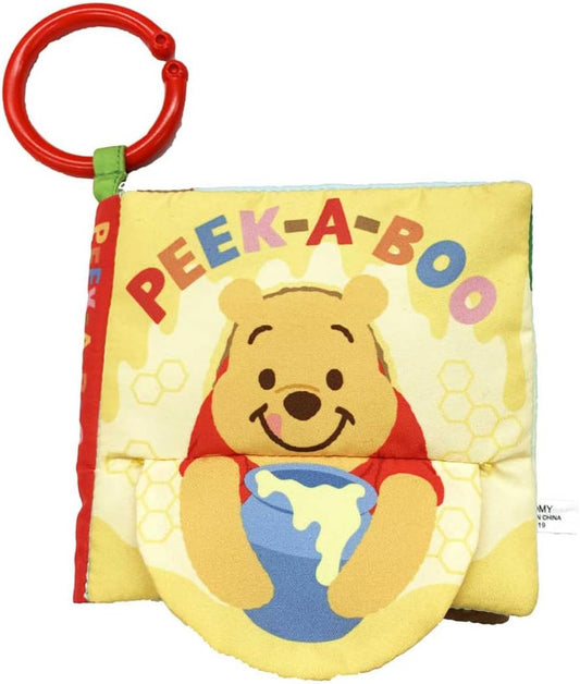 Takara Tomy (TAKARA TOMY) Disney Dear Little Hands - Peek-a-Boo Cloth Book, Winnie the Pooh