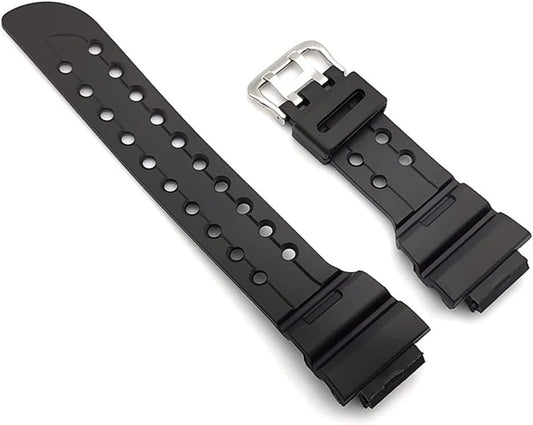 Replacement Silicone Watch Strap Compatible G-shock. Frogman GWF-D1000 Band Sport Waterproof Bracelet Accessory Metal Buckle (Band Color: Black), Silicone Metal, moonstone agate, no jewels moonstone