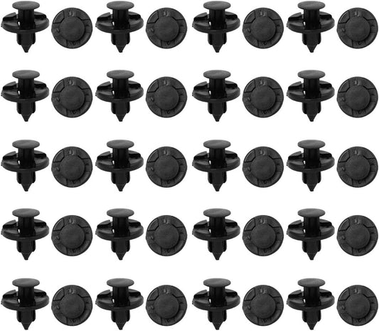 KOZEEY日産用 ホール リベット ファスナー 泥フラップ バンパー フェンダー クリップ 8mm 20個