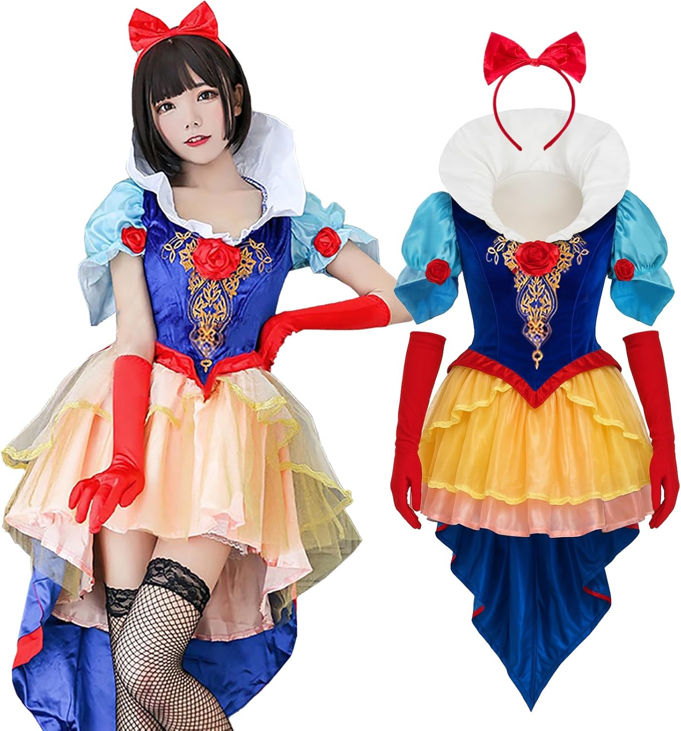 [milky time] Snow White Cosplay Halloween Costume Adult Princess Sexy Snow White