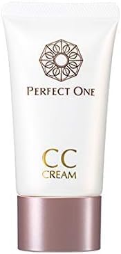Perfect One CC Cream 0.9 oz (25 g) Natural Makeup Base Foundation Color Control Sunscreen Cream Essence Skin Care Cosmetics SPF 35 / PA+++ Hide Wrinkles Nasolabial Line Made in Japan