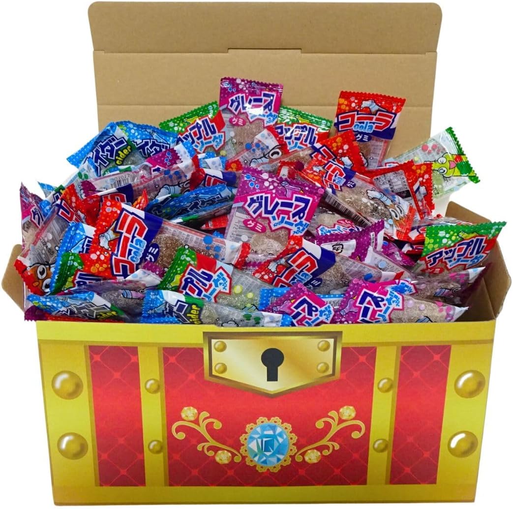 Sour Gummies 180 pieces Gummy Candy Bulk Pick and Choose Sour Cola Gummies Sour Cider Gummies Grape Soda Gummies Apple Soda Gummies Gift Present Prize Christmas piqueshem Treasure Chest Kingdom