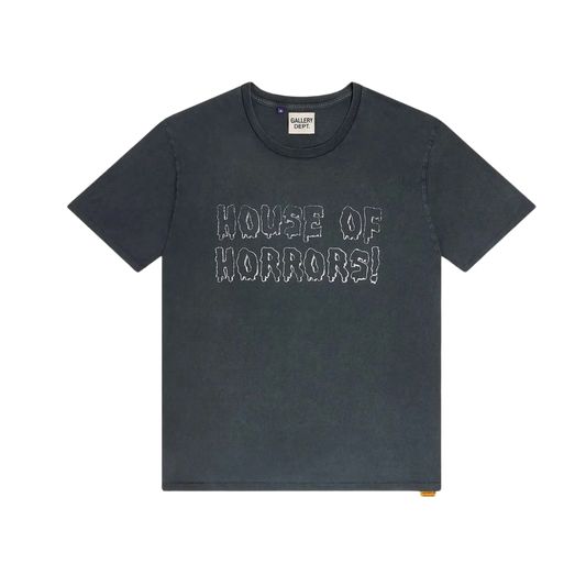 GALLERY DEPT 'HOUSE OF HORRORS' VINTAGE BLACK TEE