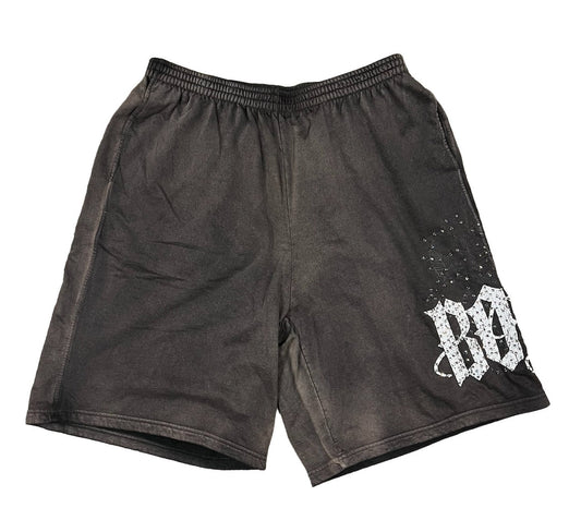BOSSI 'BLACK DRAGON' WASHED BROWN SHORTS