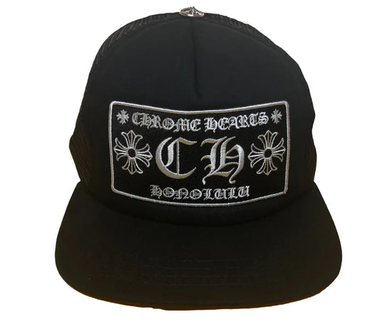 CHROME HEARTS HONOLULU TRUCKER HAT