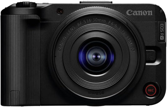 Canon EOS R50V Digital SLR Camera Lens Kit (RF-S14-30PZ)/Black
