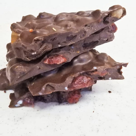 Confectionery Workshop Hanamomo Cracked Chocolate Rum Raisin Fruit 230 g Liquor Fruit Chocolate