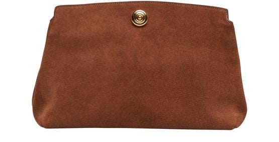 LIFFNER Large Pushlock pouch in suede - Image 1
