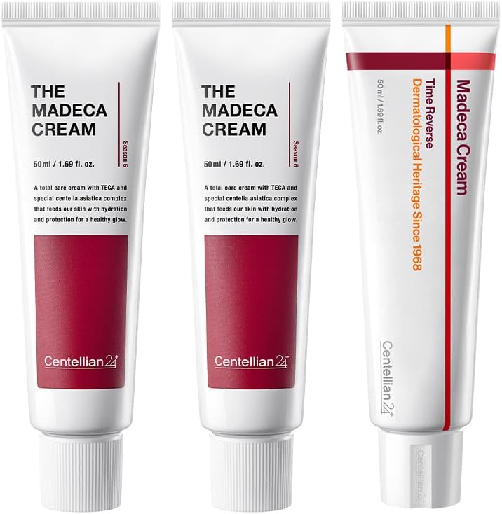 Centellian24 Madeca Cream x 2 P + Madeca Cream Time Reverse, 1.7 fl oz (50 ml), The Madeca Cream 1.7 fl oz (50 ml), 2P + Madeca Cream Time Reverse 1.7 fl oz (50 ml)
